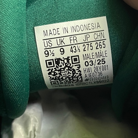 NWT Adidas Runfalcon 3.0 Collegiate Green Shoes - Picture 10 of 12